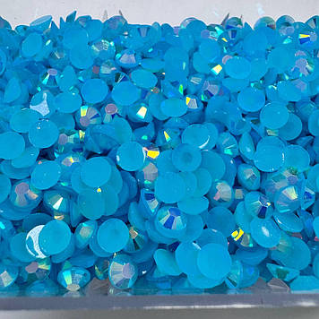 Стрази економ Neon Blue Ab ss20 (5 мм) Ціна за 100 шт.