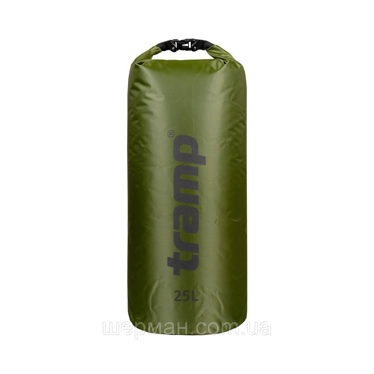 Гермомішок TRAMP PVC Diamond Ripstop 25л UTRA-118, Оливковий