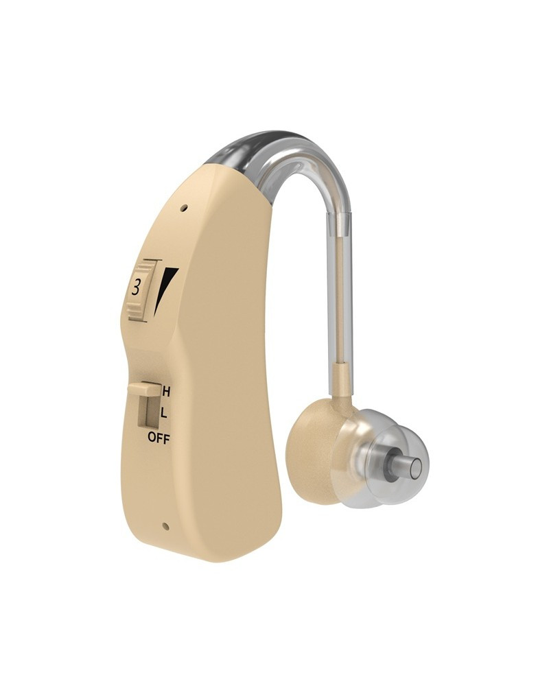 Слуховий апарат VivaPhon J-966 акумуляторний завушний Бежевий, фото 1