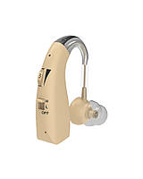 Слуховий апарат VivaPhon J-968 акумуляторний завушний Бежевий