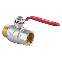 Кран кульовий 1-1/4" ГШР (NF.621) NOLF (NF2933), латунний корпус, хромовано-нікельоване покриття