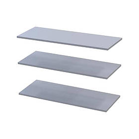 Комплект полиць для шафи Doros Promo Сірий 3шт. 86.7х35х1.6 DRS-011631