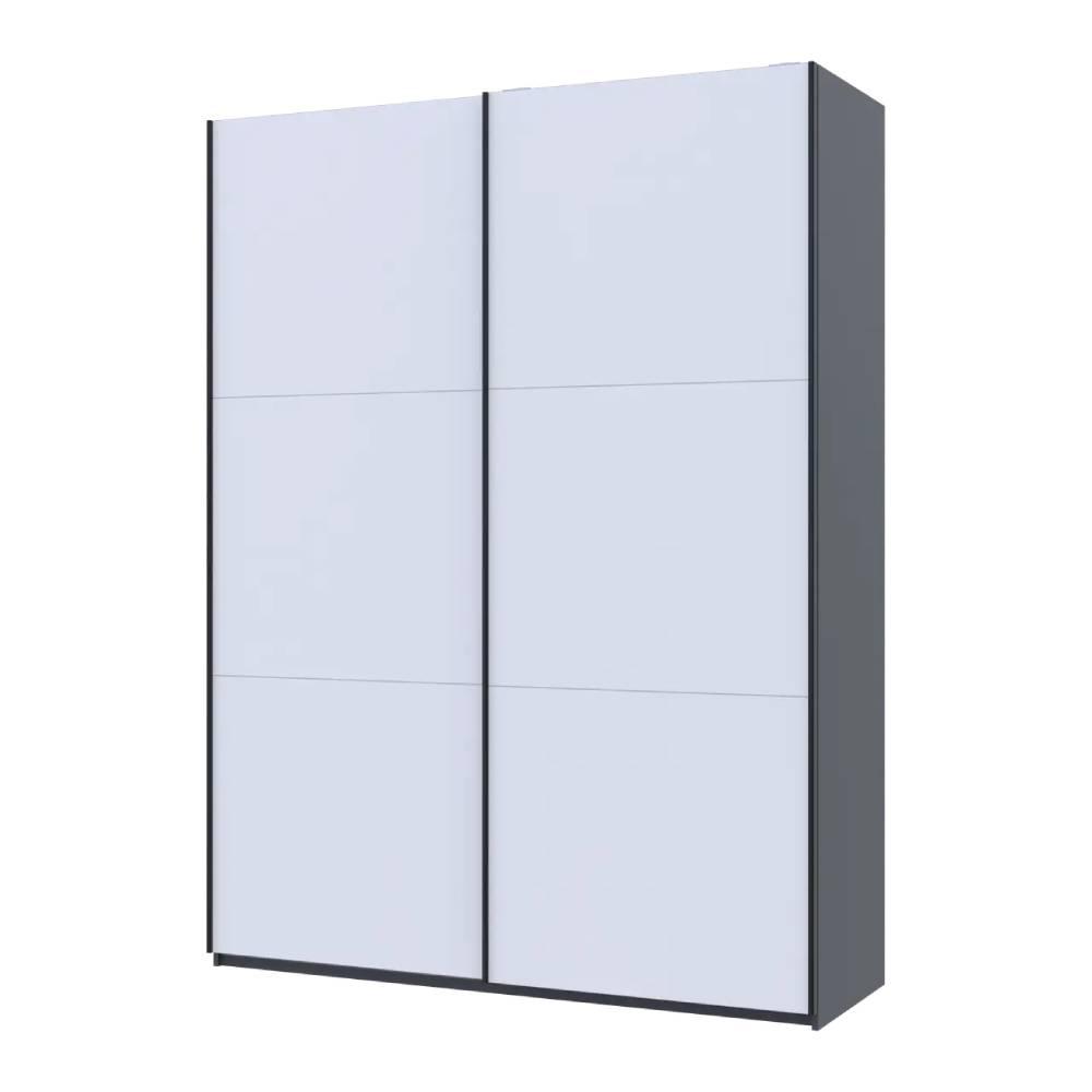 Шафа-купе Doros G-Caiser Графіт/Білий 2 ДСП / 3 частини 180х60х240 DRS-011729 (44900262), фото 1