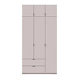 Шафа для одягу Doros Лукас Кашемір 3ДСП 120х50х240 DRS-011653 (80737798), фото 3