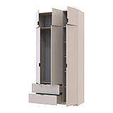 Шафа для одягу Doros Лукас Кашемір 3ДСП 120х50х240 DRS-011653 (80737798), фото 4