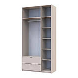 Шафа для одягу Doros Лукас Кашемір 3ДСП 120х50х240 DRS-011653 (80737798), фото 6