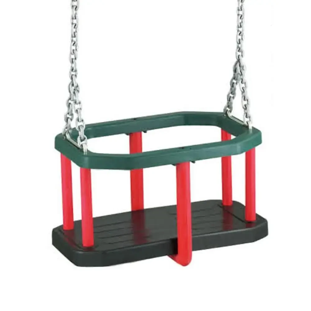 Гойдалка WCG Fort, 45 х 31,5 х 23 см - чорно-червона, фото 1