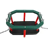 Гойдалка WCG Fort, 45 х 31,5 х 23 см - чорно-червона, фото 2