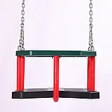 Гойдалка WCG Fort, 45 х 31,5 х 23 см - чорно-червона, фото 5