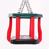 Гойдалка WCG Fort, 45 х 31,5 х 23 см - чорно-червона, фото 6