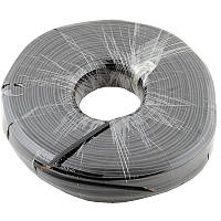 Кабель телефонний Atcom 100 м. CCS, 26AWG, 4 жили, чорний