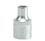 Головка торцевая 12-гранная 1/2 8мм, YATO, (YT-1270)