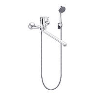 Змішувач PERLA "Ray"-2 ванна довгий гусак D35 (PBZ2389-2)