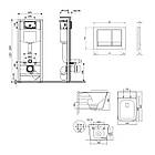 Комплект інсталяції Q-TAP Nest/Tern с унітазом Q-TAP кнопка сатин 239827 QT17332303AW47507, фото 9