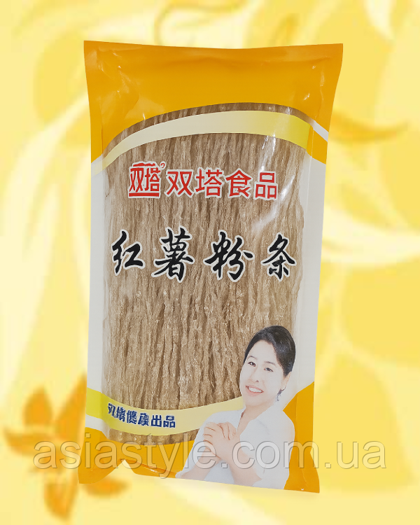 Китайська локшина з батату (склянна локшина), Chinese sweet potato noodles, 200 г, Китай, Ч, фото 1