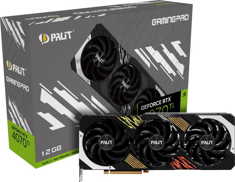 Відеокарта GeForce RTX 4070 Ti 12GB Palit GamingPro (NED407T019K9-1043A)