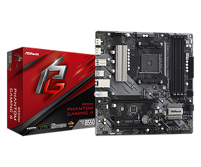 Материнська плата ASRock B550M Phantom Gaming 4 Socket AM4 (B550M PHANTOM GAMING 4)