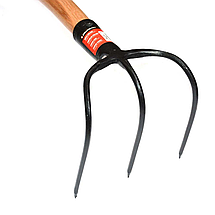 Вила з 3 - ма загнутими зубами з держаком Bellota / Беллота 903-3.B AC75 (Іспанія), фото 3