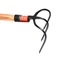 Вила з 3 - ма загнутими зубами з держаком Bellota / Беллота 903-3.B AC75 (Іспанія), фото 4