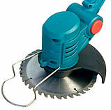 Акумуляторний тример-газонокосарка 48В на коліщатках, з насадками та 2 АКБ, фото 4