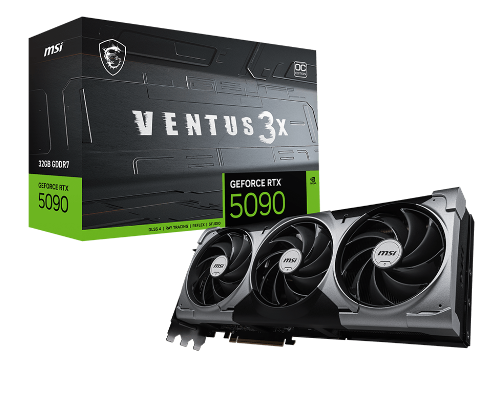 Відеокарта GeForce RTX 5090 32 GB MSI Ventus 3X OC (RTX 5090 32G VENTUS 3X OC)