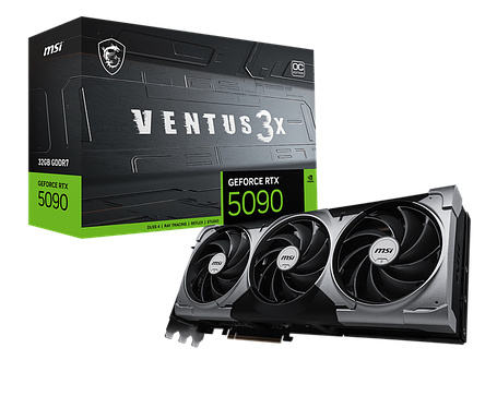 Відеокарта GeForce RTX 5090 32 GB MSI Ventus 3X OC (RTX 5090 32G VENTUS 3X OC), фото 1