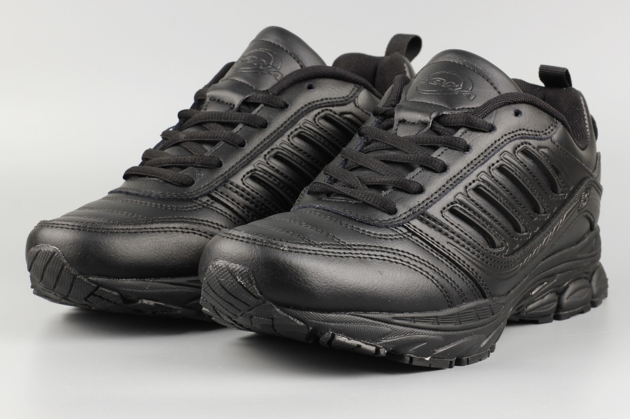 Кросівки чоловічі чорні Bona 628V Бона Розміри 43 44 46, фото 1