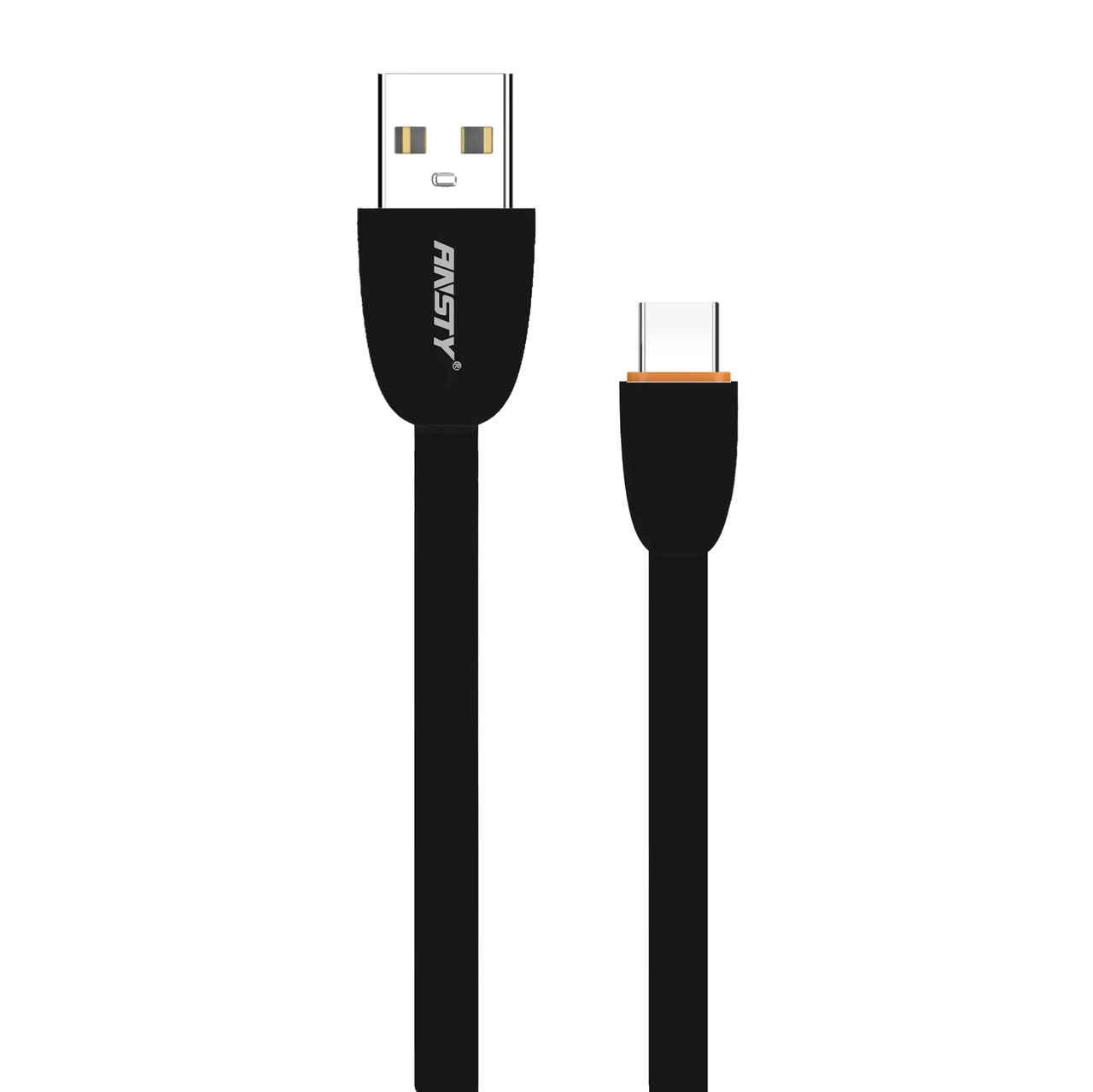 Кабель ANSTY Z-029-T Type-C 2.4A 1M Black, фото 1