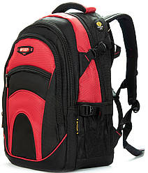 Рюкзак шкільний ортопедичний червоний хлопчику у 6-11 клас три відділи підлітковий місткий великий 47х31см Power in Eavas 310