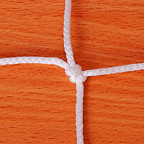 Сітка футбольна, футзал біла 2 штуки (3 м*2 м*1,1 м глибина)., фото 2