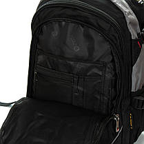 Рюкзак шкільний ортопедичний сірий хлопчику у 6-11 клас три відділи підлітковий місткий великий 47х31см Power in Eavas 310, фото 4