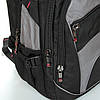 Рюкзак шкільний ортопедичний сірий хлопчику у 6-11 клас три відділи підлітковий місткий великий 47х31см Power in Eavas 310, фото 7