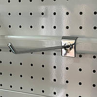 Гачки на овальну перемичку хромований 15см (6мм)