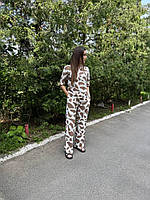 Мусліновий костюм футболка штани