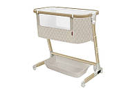 Дитяче ліжечко приставне для новонароджених Carrello Prima CRL-16503 Honey Beige бежеве