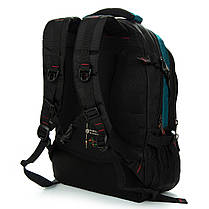 Рюкзак шкільний ортопедичний хлопчику у 6-11 клас три відділи зелений підлітковий місткий великий 47х31см Power in Eavas 310, фото 4