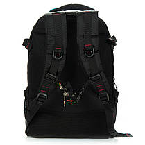 Рюкзак шкільний ортопедичний хлопчику у 6-11 клас три відділи зелений підлітковий місткий великий 47х31см Power in Eavas 310, фото 5