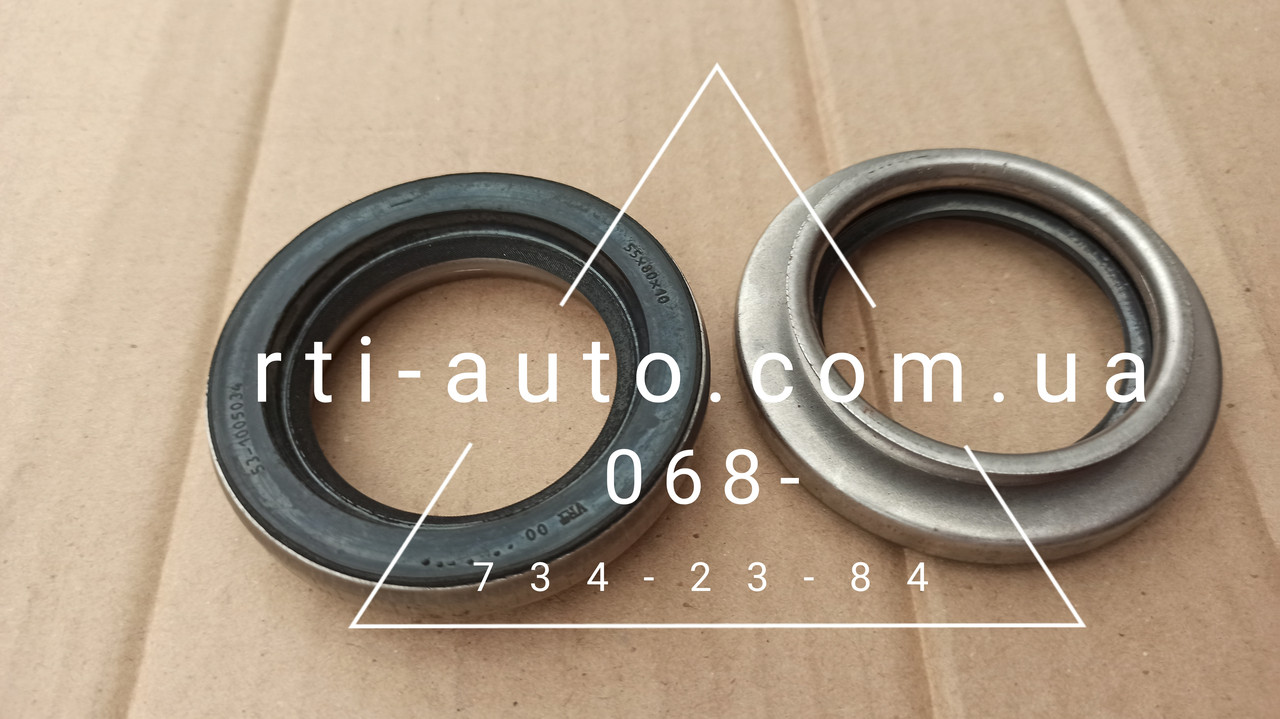 Сальник колінвала ПАЗ 32053, 3205 передній (53-1005034, ВРТ — Оригінал), фото 1