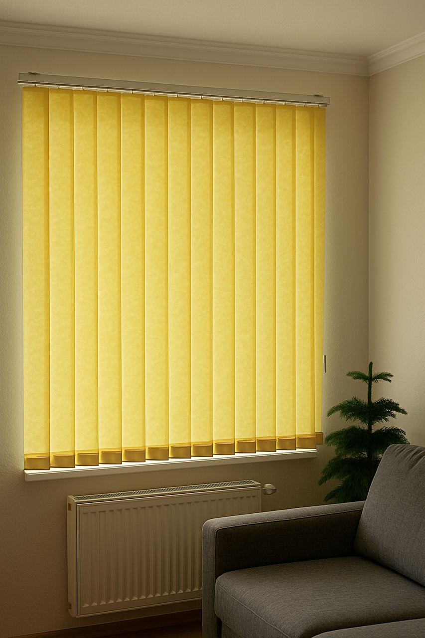 Вертикальні жалюзі Miracle 03 127мм жовті