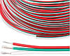 Кабель плоский 22AWG 3х0,34 мм2 для RGB світлодіодної стрічки SMD5050, SMD3528, фото 2