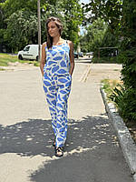 Жіночий мусліновий костюм майка штани