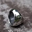 Каблучка печатка перстень чоловіче сталеве STEELBRO 20 з нержавіючої сталі Фолаут, фото 3