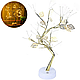 Лампа Led настільна Дерево сріблясте з листям Usb батарейки тепле світло kolibri - фото 2 - id-p2683725991