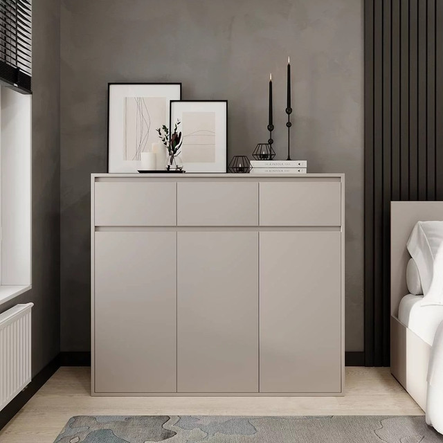 Комод Light кашемир 3х3 с ящиками 120x104x42 см, современный дизайн, ТМ ARTinHEAD