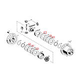 4061.316.240, ZGAQ-02692, 8R-9300 Фрикційний диск ZF 189.9x92.1x3, фото 2