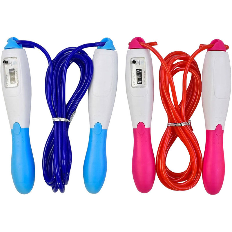 Скакалка з лічильником X-Treme — 2,6 м — рожевий, блакитний, зелений, фото 1