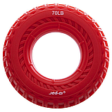 Еспандер кистьовий Кільце JELLO JLA470-70LB Червоний навантаження 70 LB (31кг), фото 2