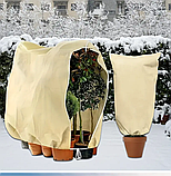 Чохол для захисту рослин 80*100 Бежевий ( без блискавки), фото 3