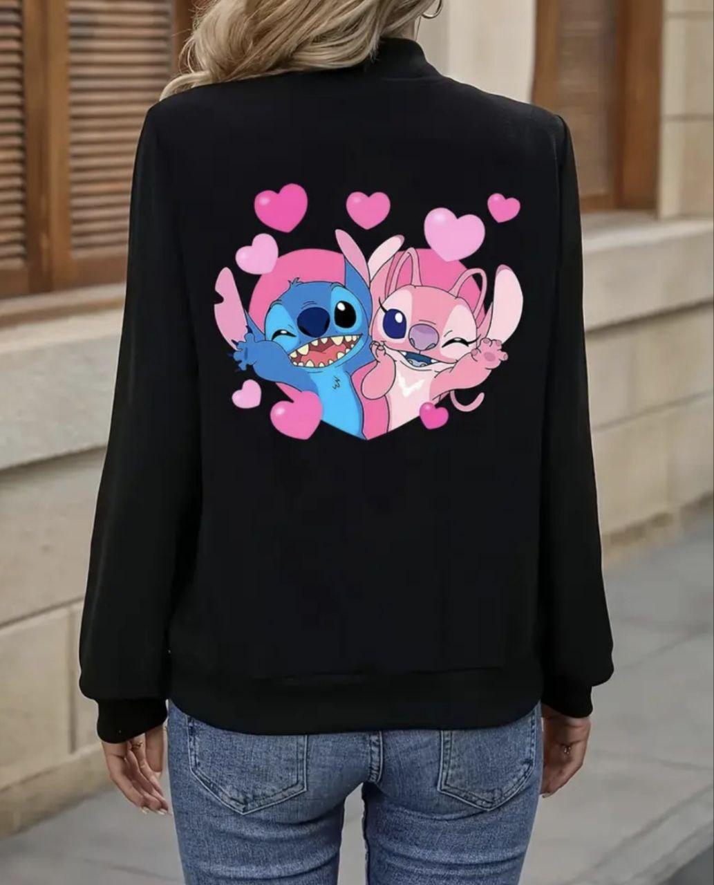 Замшевий бомбер зі Стічем, фото 1