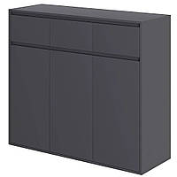 Комод Light 3х3 графіт 120x104x42 см ТМ Art In Head